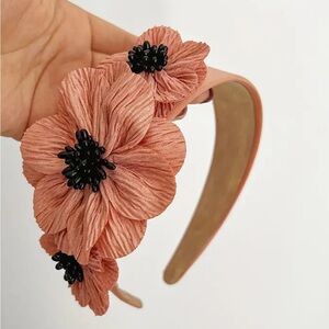 Pink Floral Headband